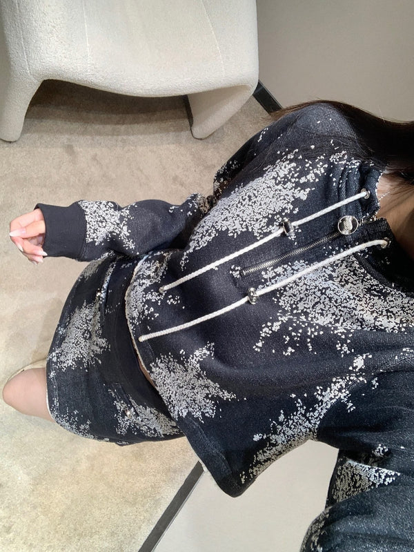 CHANEL 25S SWEATSHIRT SKIRT SET STYLE 188