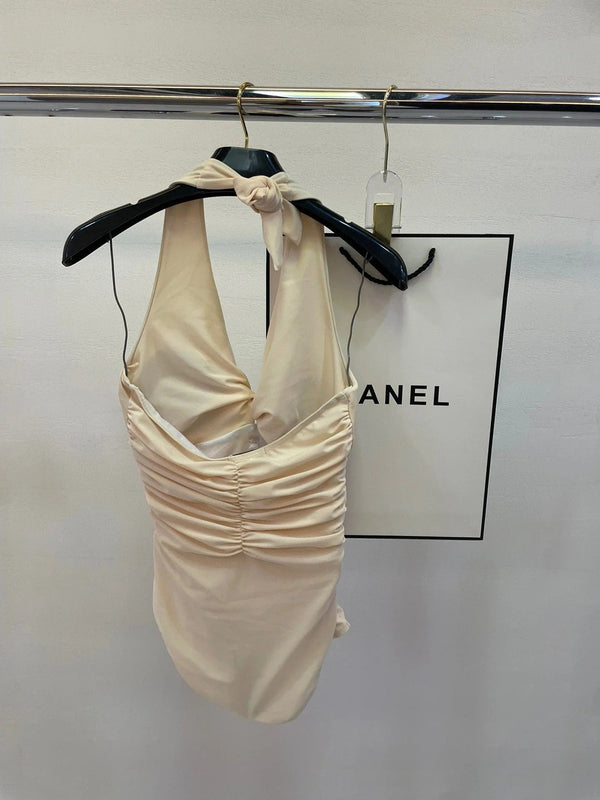 CC BIKINI SWIMSUIT SET IN IVORY 599124