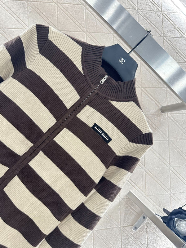 MIUMIU ZIP-UP KNIT TOP STYLE 20