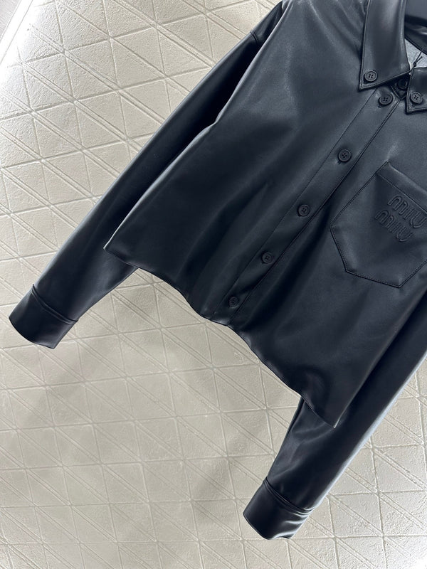 GIACCA IN PELLE MIUMIU STYLE 117