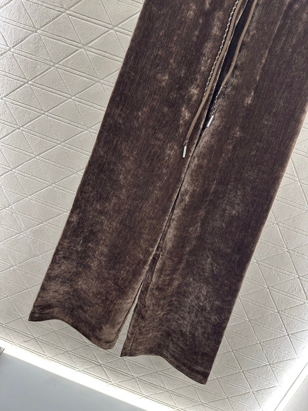 PANTALONI A GAMBA LARGA MIUMIU STILE 119