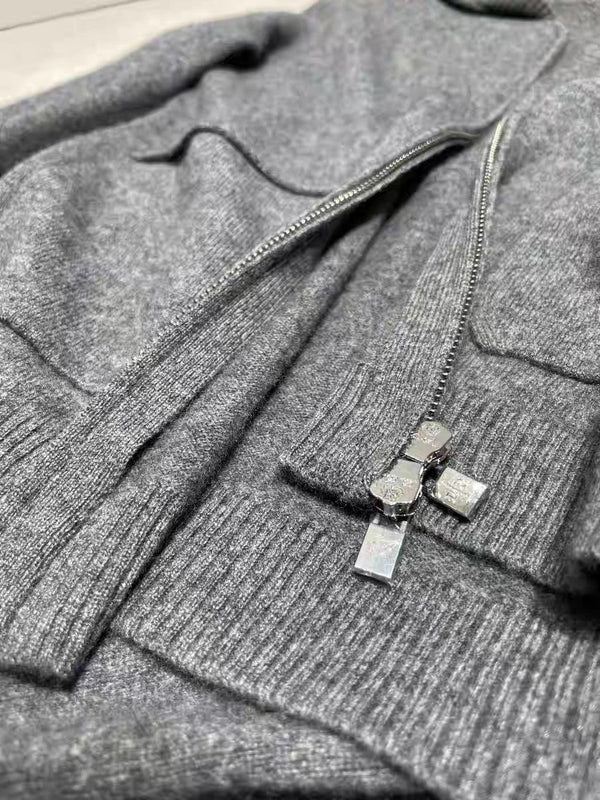 LP KNIT CARDIGAN & WIDE-LEG PANTS SET STYLE 39