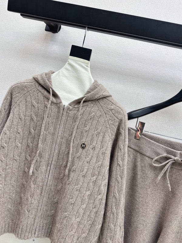 HERMES 25S OVERSIZED WOOL SUIT 026