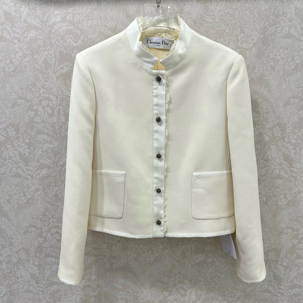 DIOR 25S SILK-BLEND KNIT JACKET STYLE 173