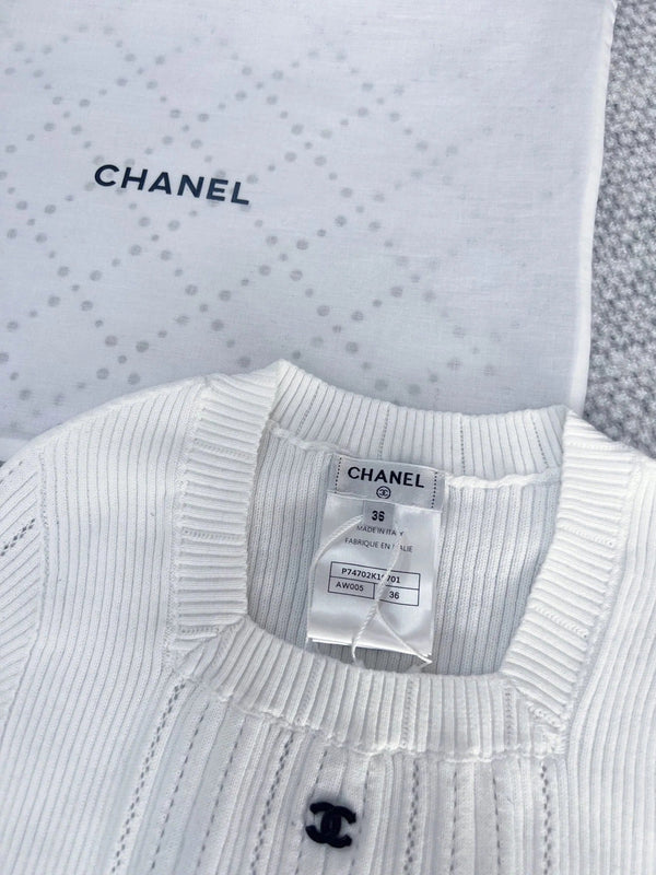 TOP IN MAGLIA CHANEL STILE 23