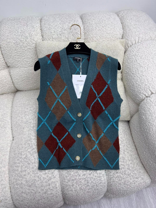 CHANEL 25S SET KNIT VEST STYLE 255