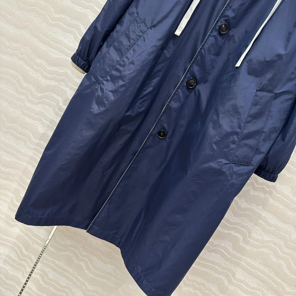 MIUMIU LONG HOODED JACKET 276222