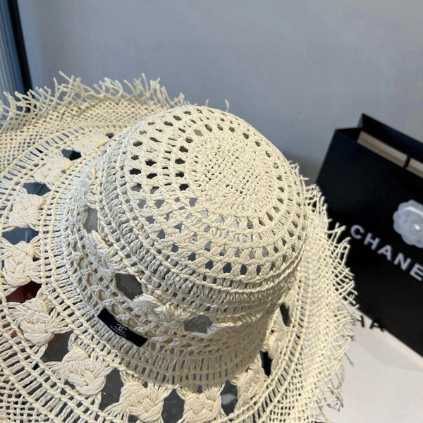 BOHEMIAN SUN HAT WHITE 673919