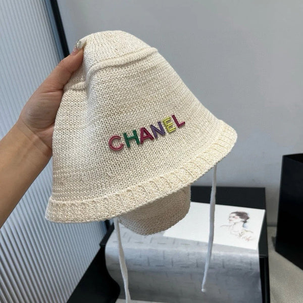 WOVEN BUCKET HAT WHITE 674001