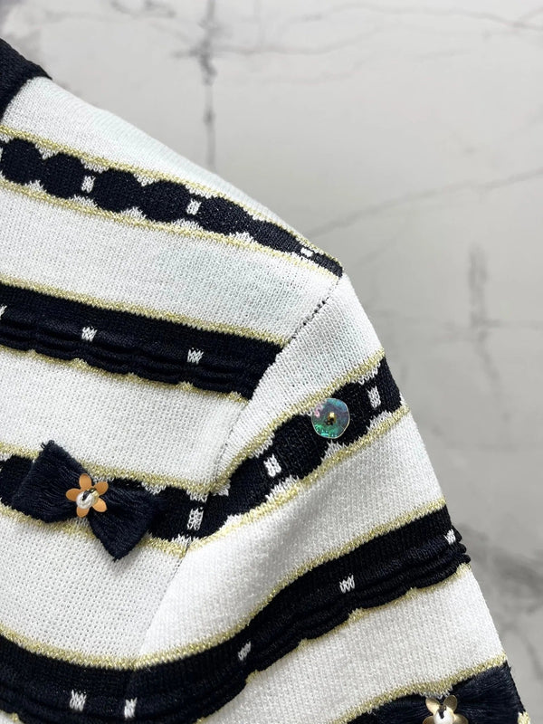 CHANEL 25S SHORT-SLEEVE CARDIGAN STYLE 106