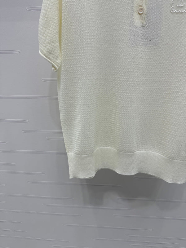 CHANEL POLO SHIRT WHITE 274896