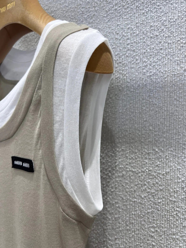 MIUMIU SLEEVELESS TOP 268911