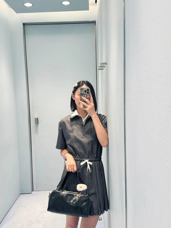 MIUMIU PLEATED DRESS STYLE 19