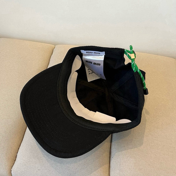 MM BASEBALL CAP IN BLACK KHAKI FABRIC STYLE 7