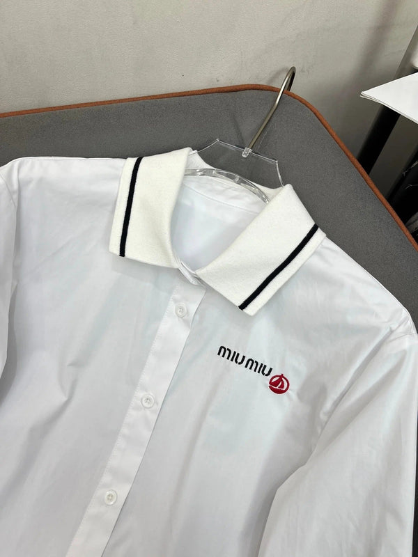 MIUMIU LONG-SLEEVE SHIRT 214505