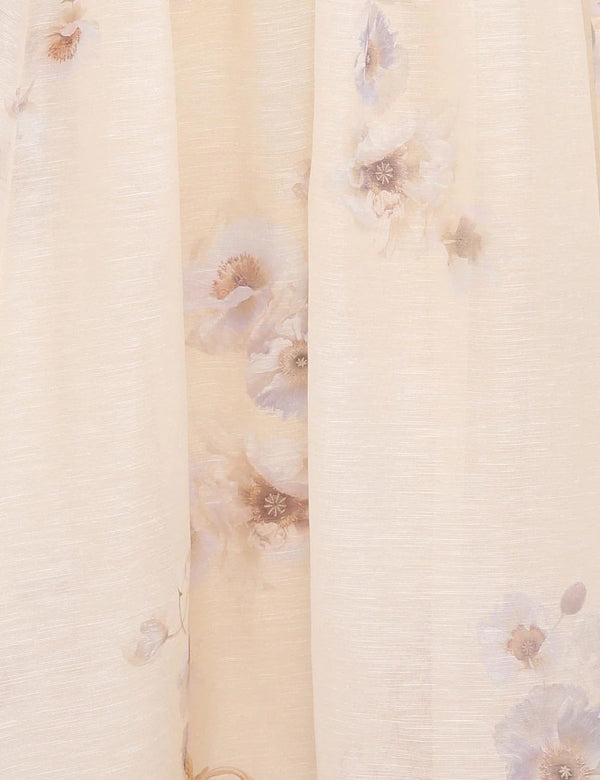 HERMES 25S V-NECK MIDI DRESS 110735