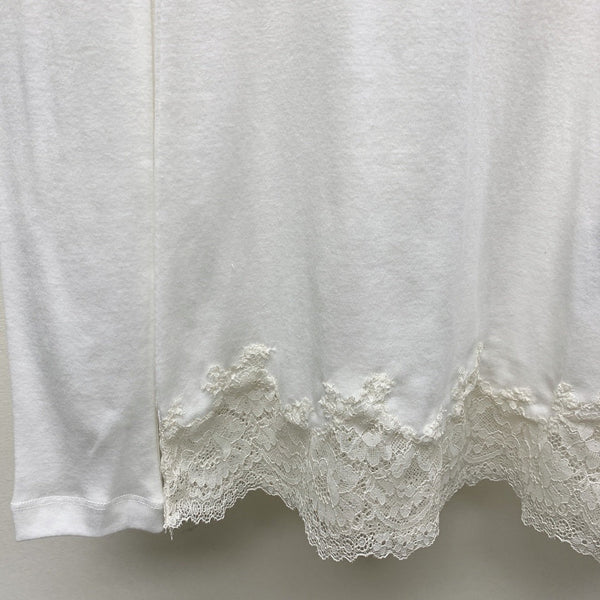 MIUMIU LIGHTWEIGHT BREATHABLE LACE TEE 268130