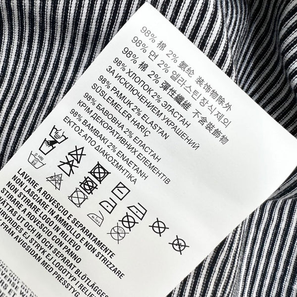 MIUMIU SHORT-SLEEVE STRIPED T-SHIRT 267829