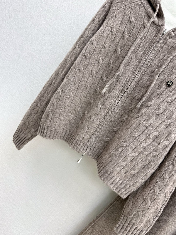 HERMES 25S OVERSIZED WOOL SUIT 026