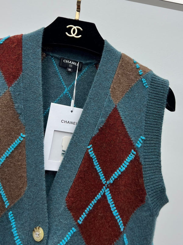 CHANEL 25S SET KNIT VEST STYLE 255