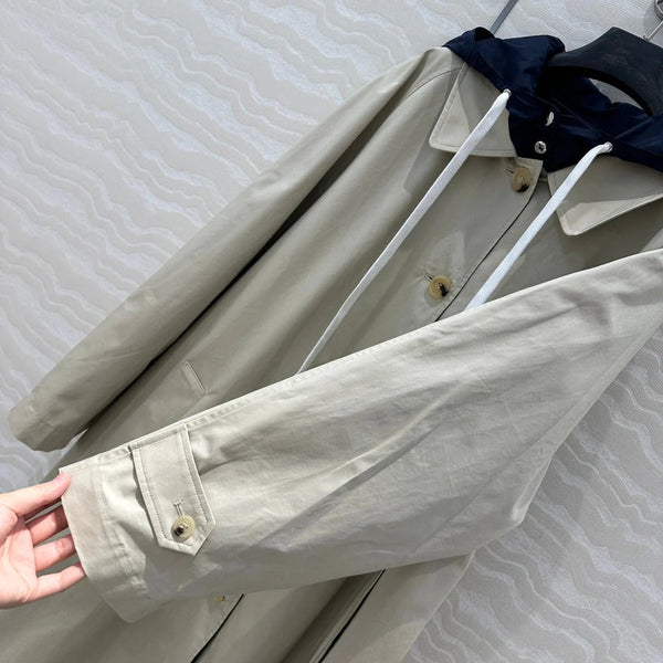 MIUMIU LONG HOODED JACKET 276223