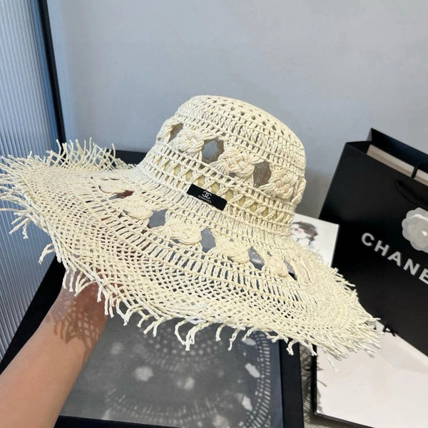 BOHEMIAN SUN HAT WHITE 673919