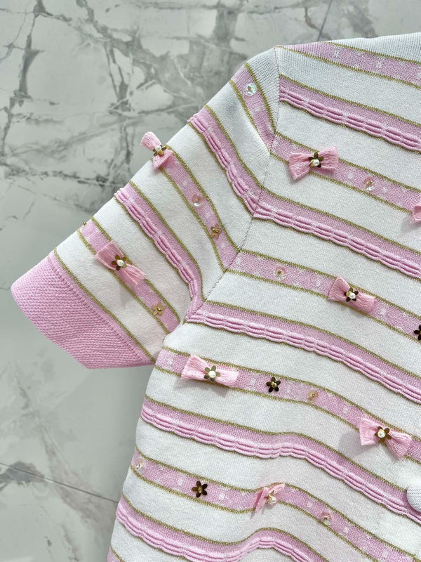 CHANEL 25S SHORT-SLEEVE CARDIGAN STYLE 111