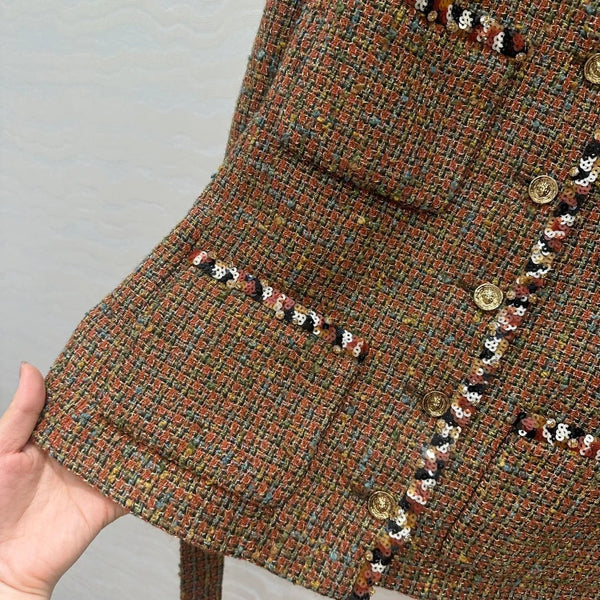 CHANEL WOOL COAT STYLE 43