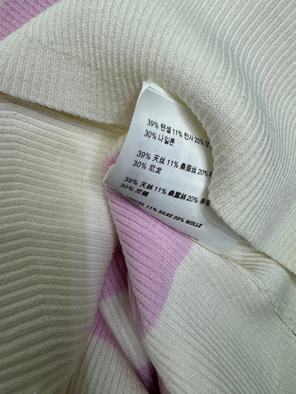 MIU 25S ICE STRIPE KNIT VEST 264116