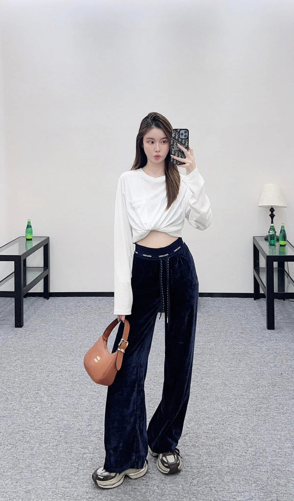 PANTALONI A GAMBA LARGA MIUMIU STYLE 120