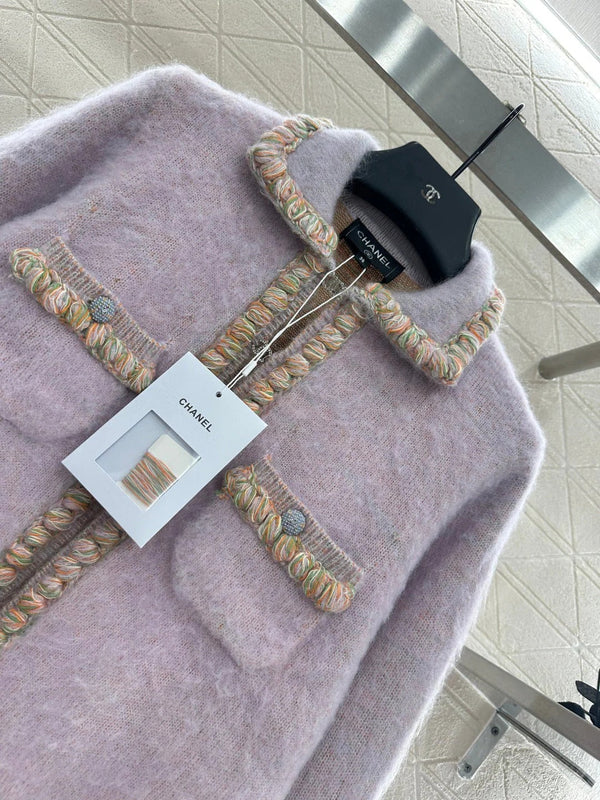 CHANEL 25S CABLE-TRIM CARDIGAN STYLE 116