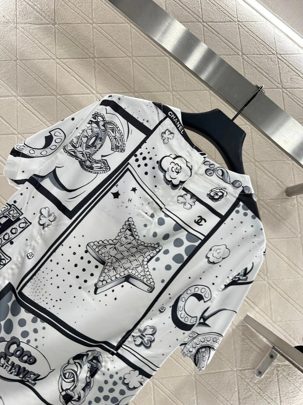 CHANEL 25S SHORT-SLEEVE T-SHIRT STYLE 119