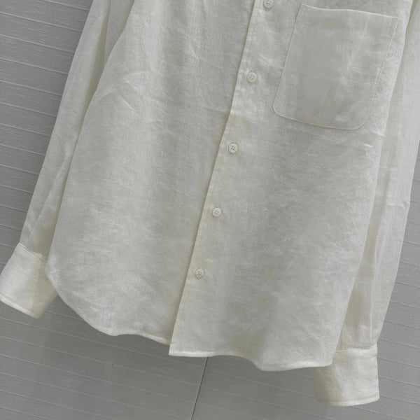 LP WHITE LINEN SHIRT 264286