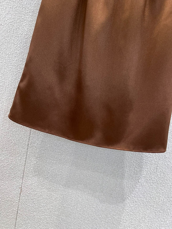 MIUMIU SATIN SKIRT 268884