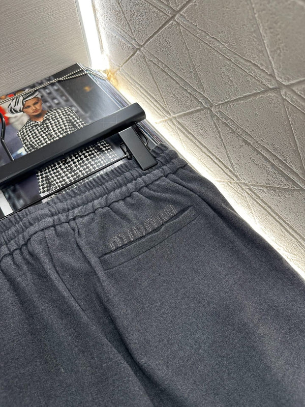 PANTALONI A GAMBA LARGA MIUMIU STYLE 116