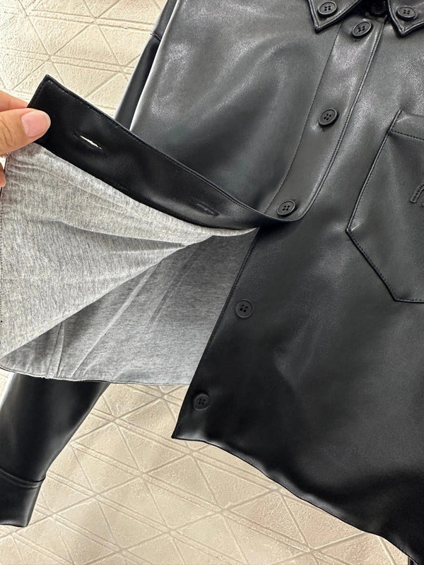 GIACCA IN PELLE MIUMIU STYLE 117