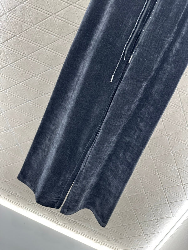 PANTALONI A GAMBA LARGA MIUMIU STILE 118