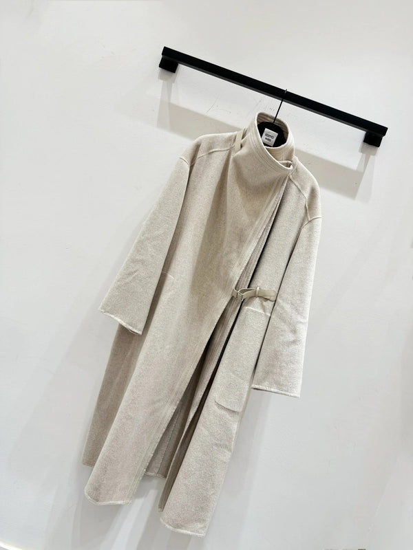 HERMES 25S LONG CASHMERE COAT 156