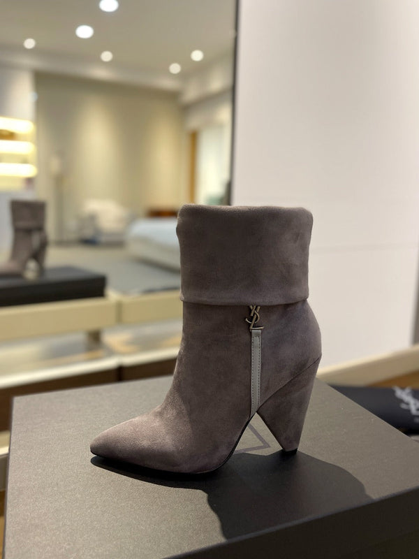 SL NIKI BOOTIES BRICK SUEDE