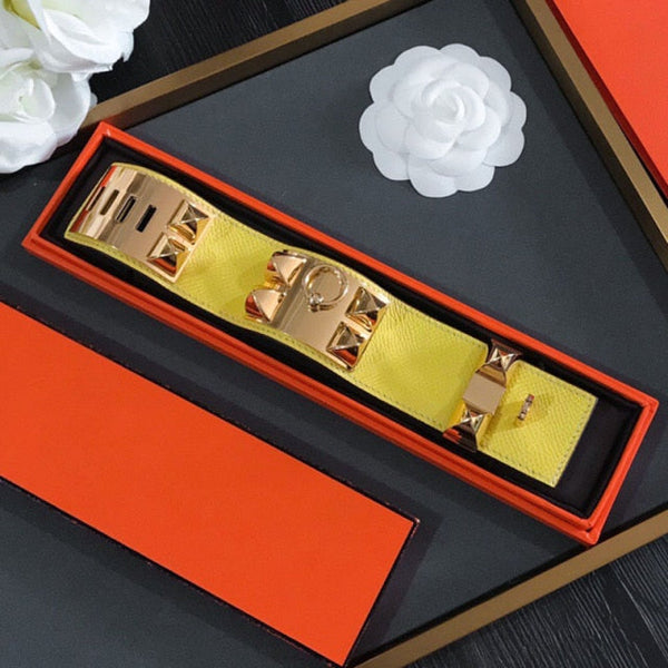 HM Collier De Chien 4cm Rose Gold Bracelet