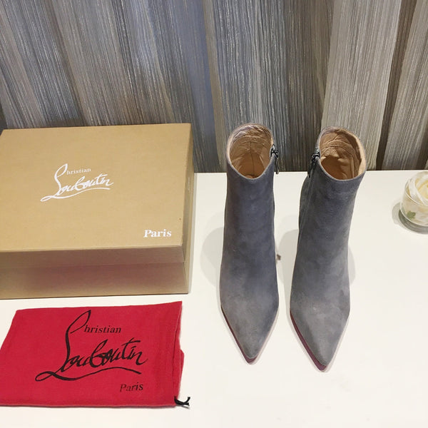 CL So Kate Booty Ankle Boots 100mm Suede Gray