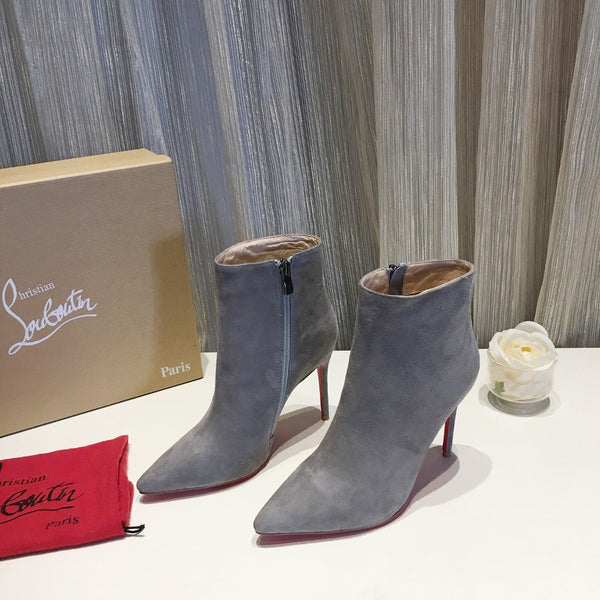 CL So Kate Booty Ankle Boots 100mm Suede Gray