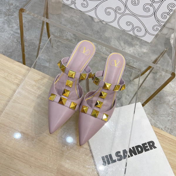 Valentino Pump Mule Heels 65mm Sheepskin 239589