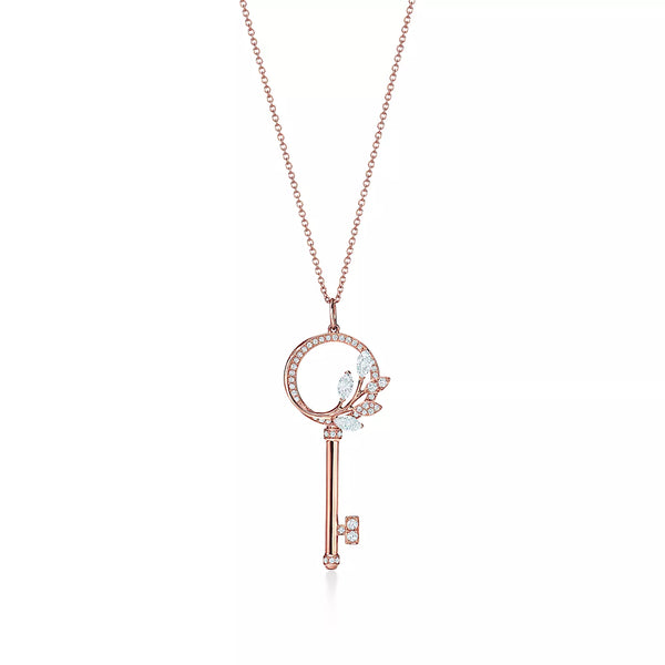 VICTORIA KEY DIAMOND NECKLACE