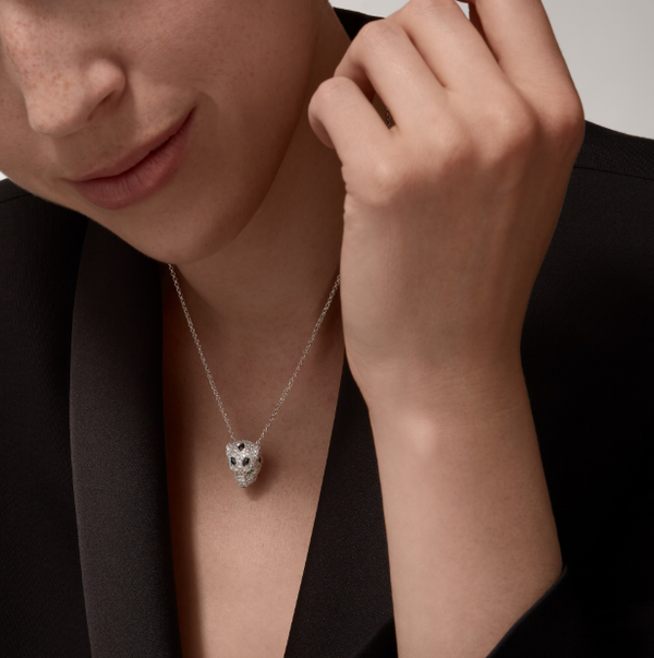 Panthère de Cartier Pendant White Gold Necklace