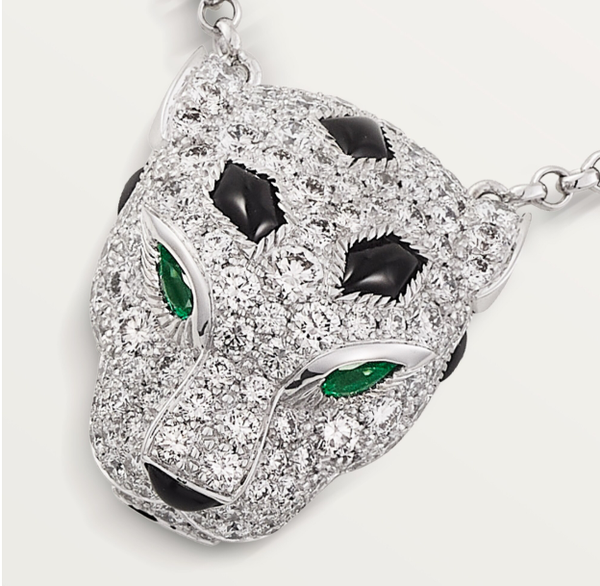 Panthère de Cartier Pendant White Gold Necklace