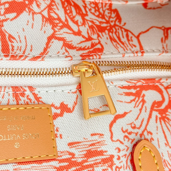 ONTHEGO MM 35CM CORAL MONOGRAM CANVAS