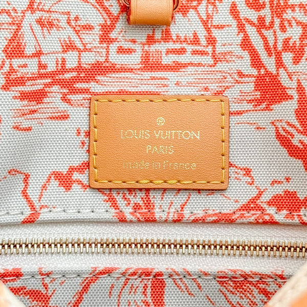 ONTHEGO MM 35CM CORAL MONOGRAM CANVAS