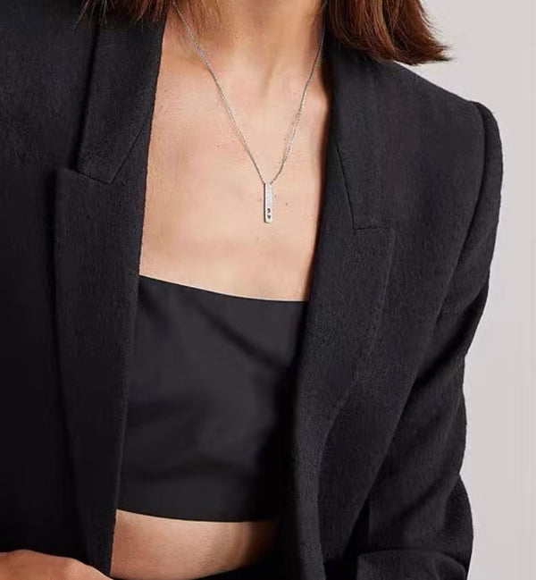 MY FIRST DIAMOND PAVED NECKLACE