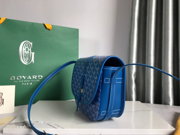 BELVEDERE PM BAG 21CM SKY BLUE CANVAS